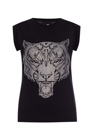 Tiger head motif t-shirt, zdjęcie 1 Tiger head motif t-shirt od Plein Sport